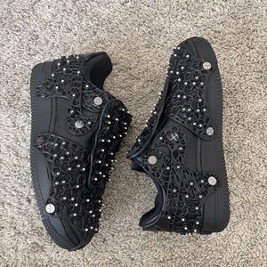 Swarovski Black Nike Air Force 1 Women’s Size 6, CV7668-001